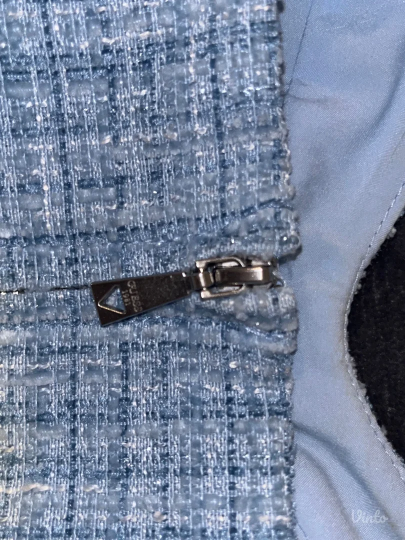 Guess - plavi corset / krop top