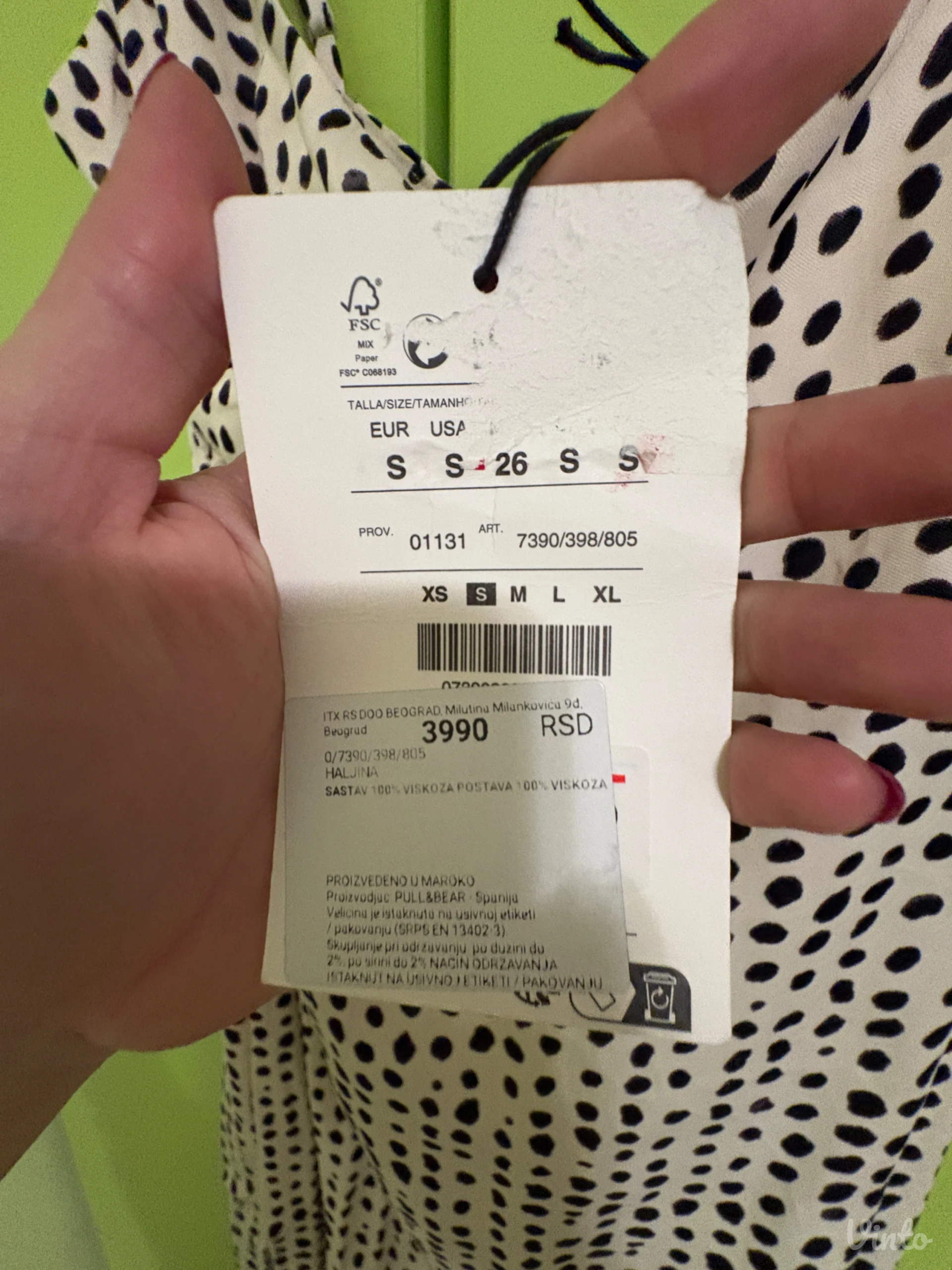 Haljina nova pull and bear