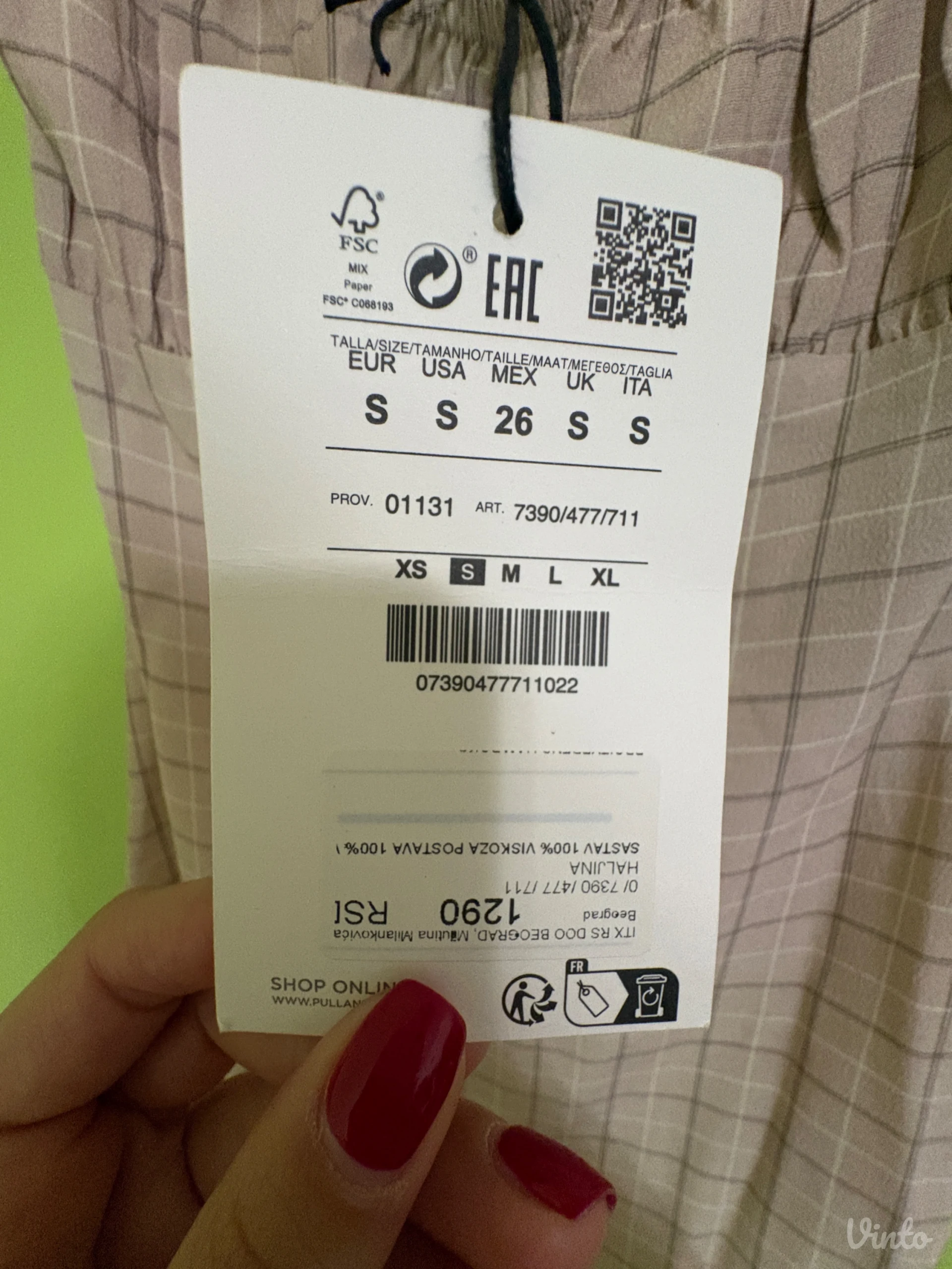 Haljina nova pull and bear
