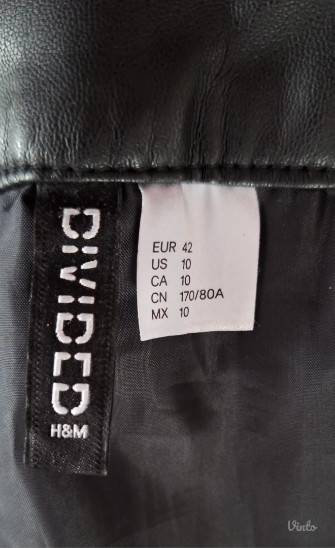 Suknja od veštačke kože