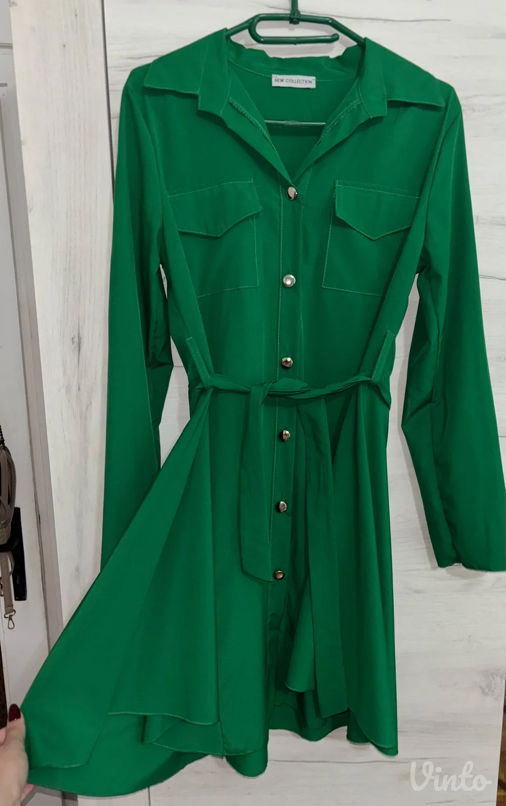 Zelena mini haljina