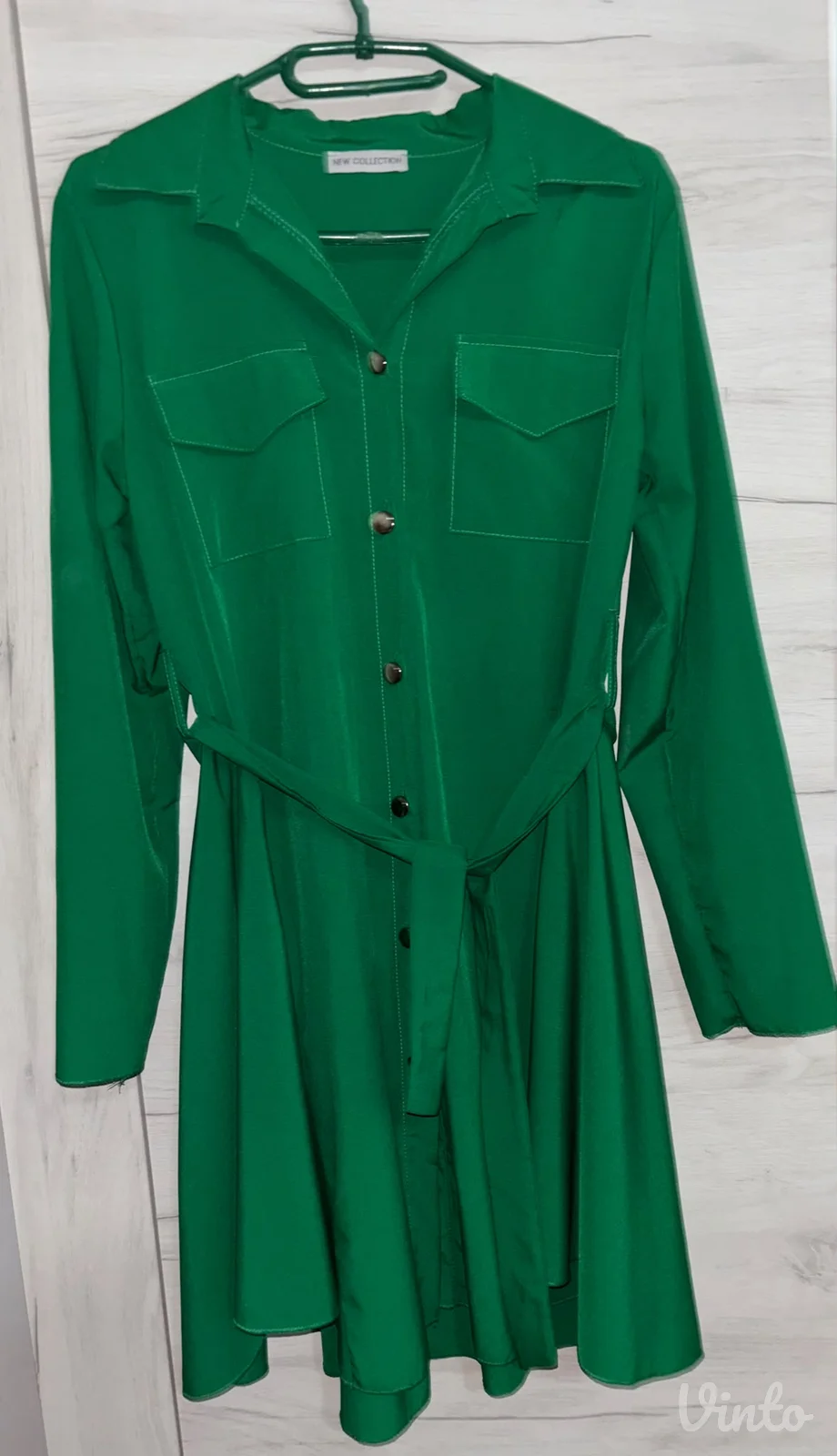 Zelena mini haljina