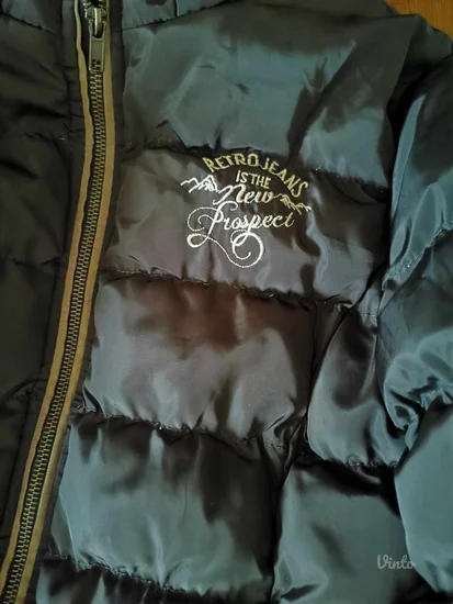 Retro jeans zimska jakna