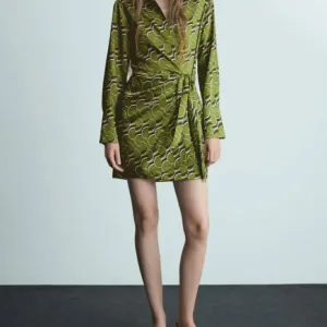 Mango satin haljina NOVO