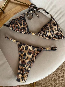 NOV Leopard print kupaći bikini