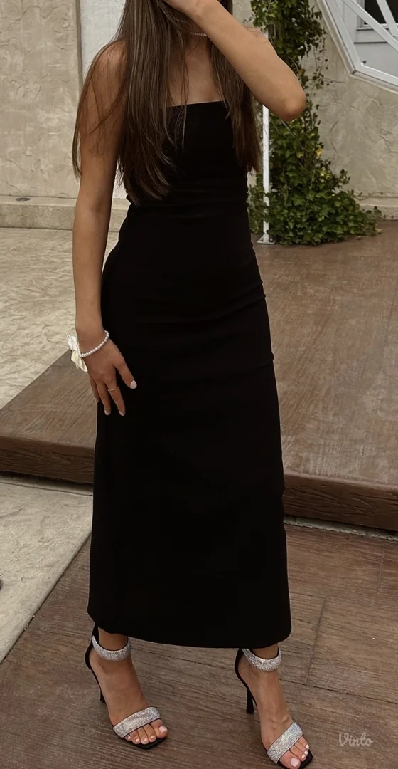 Zara - crna elegantna haljina