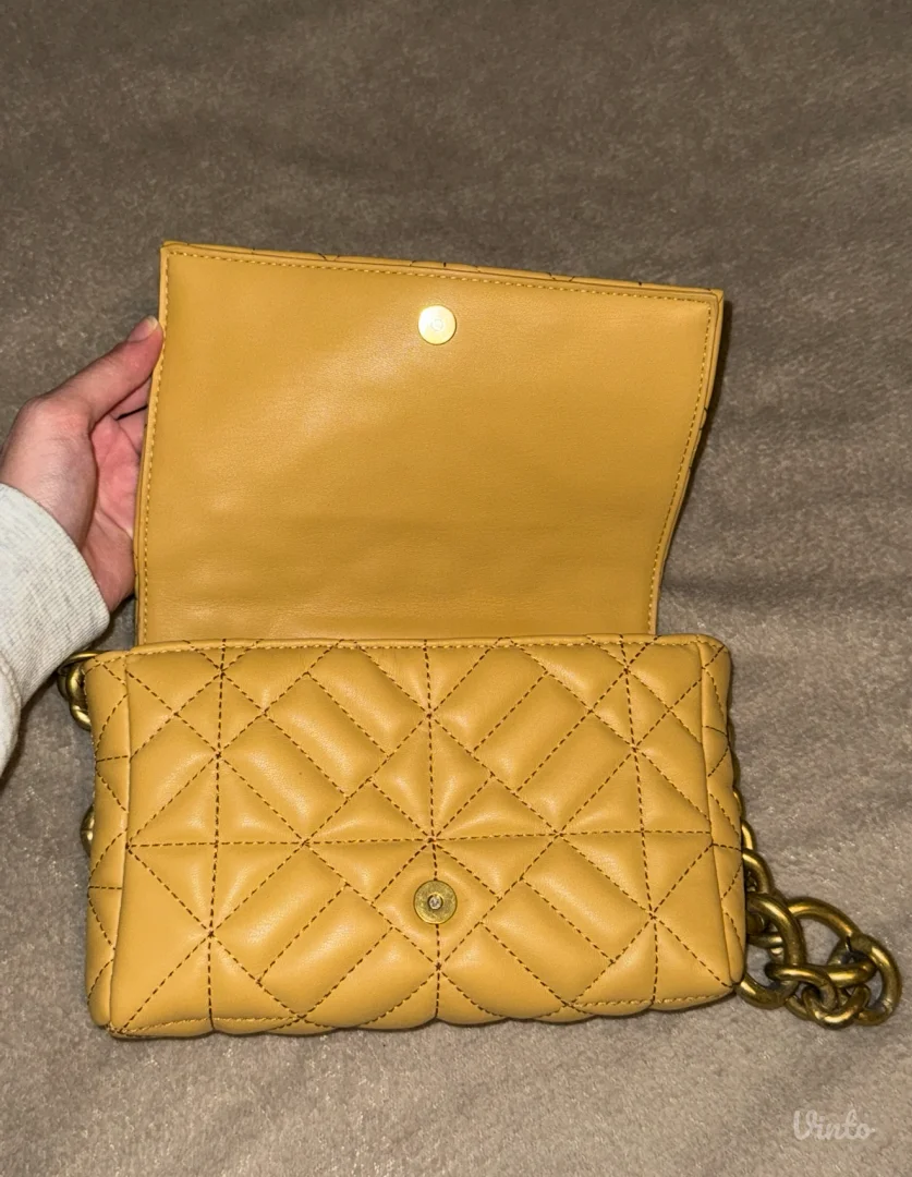 Zara torbica - Tamno žuta / senf žuta boja