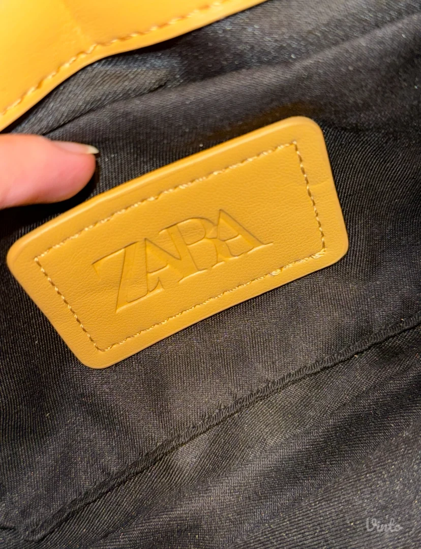 Zara torbica - Tamno žuta / senf žuta boja