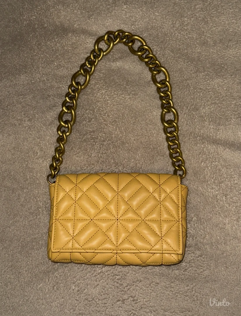 Zara torbica - Tamno žuta / senf žuta boja