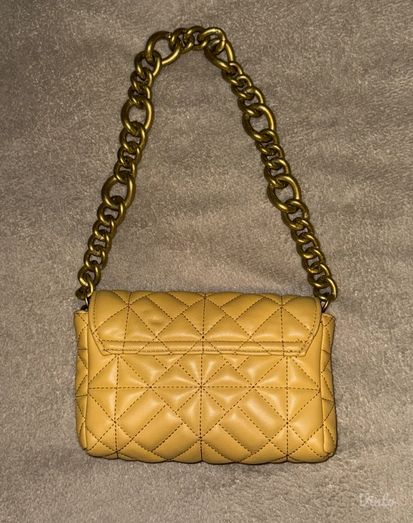 Zara torbica - Tamno žuta / senf žuta boja