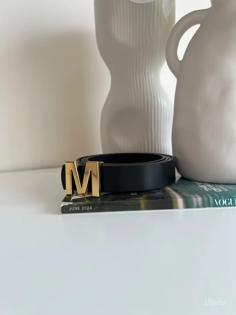 Mona - Crni kožni kaiš