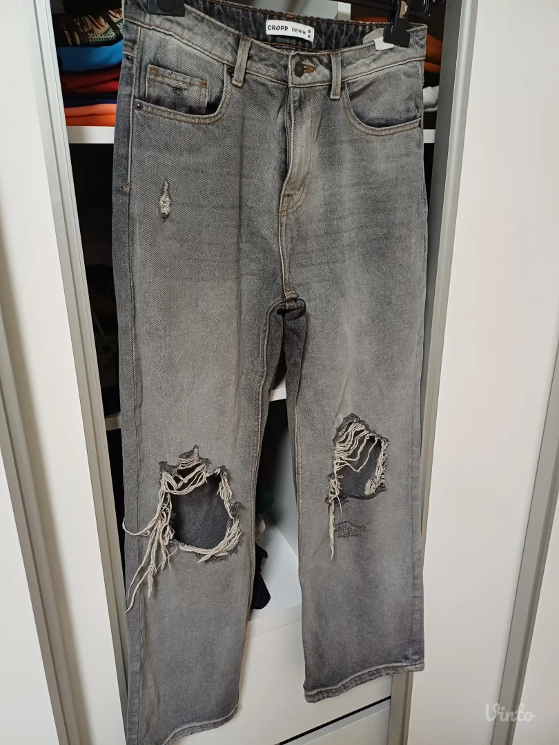 CROP-zenske farmerke