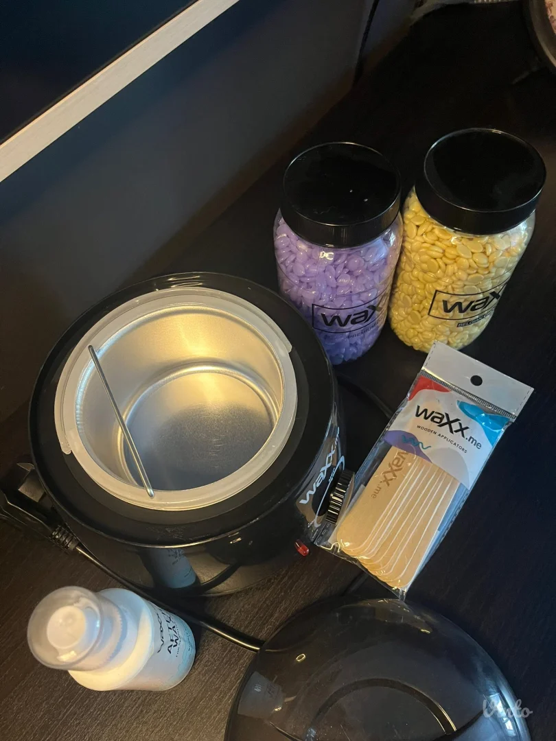 Set za depilaciju - Topilica, vosak, ulje i stapići - Waxx