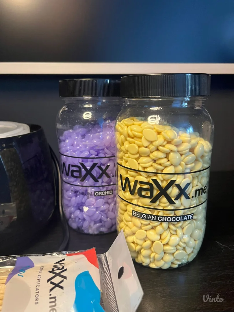 Set za depilaciju - Topilica, vosak, ulje i stapići - Waxx