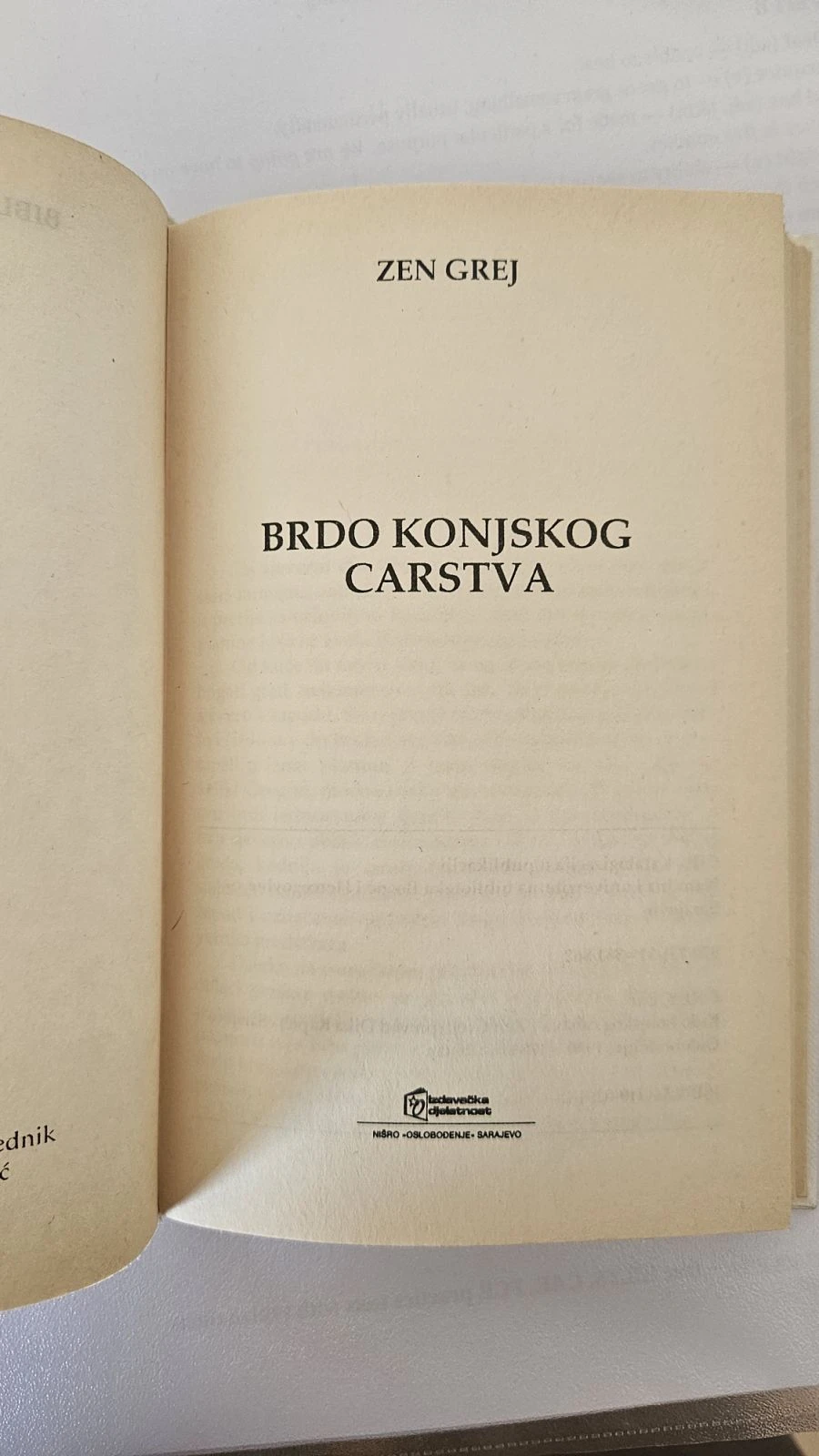 Zen Grej - Brdo konjskog carstva