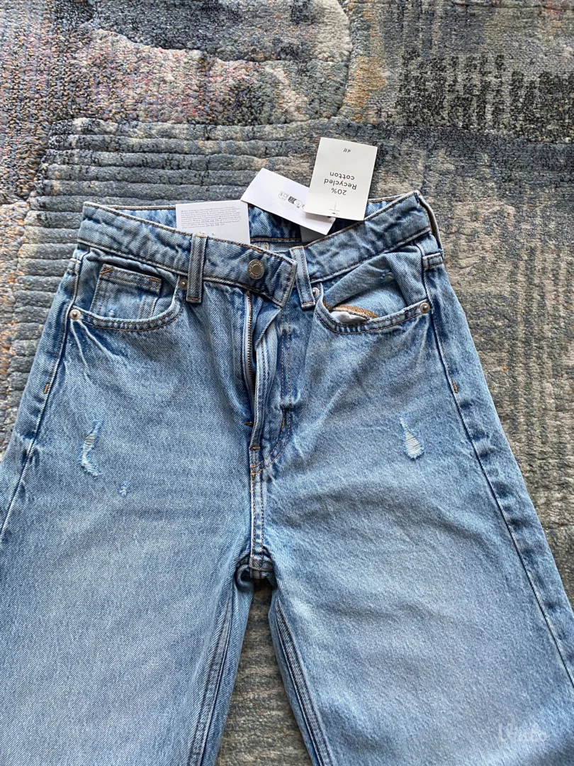 H&M Wide High Waist Farmerke