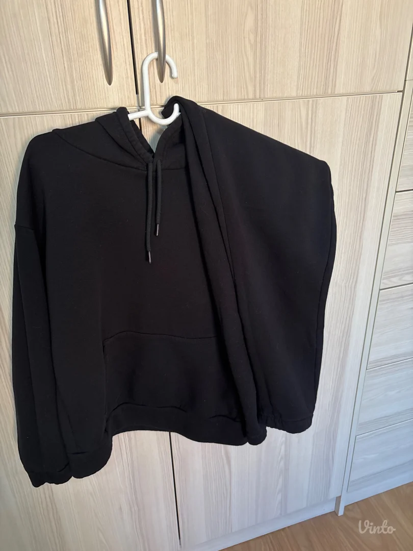 Crni komplet trenerica + duks