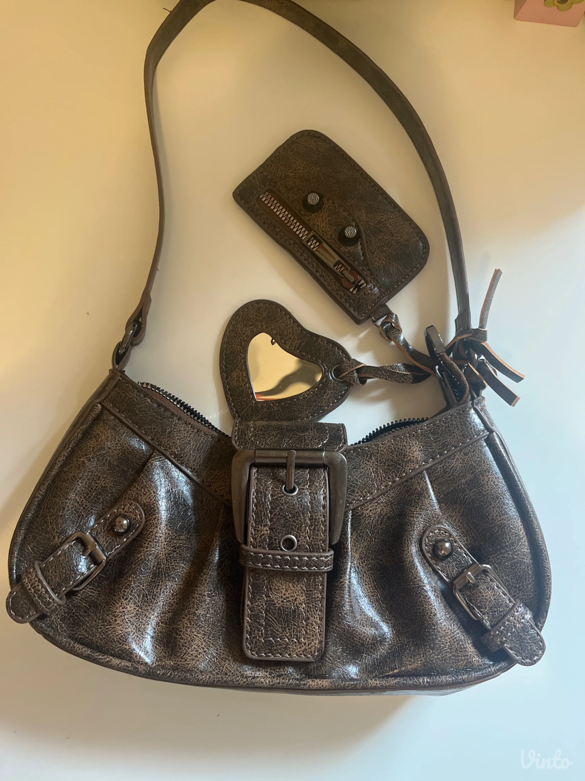 Shein torbica braon