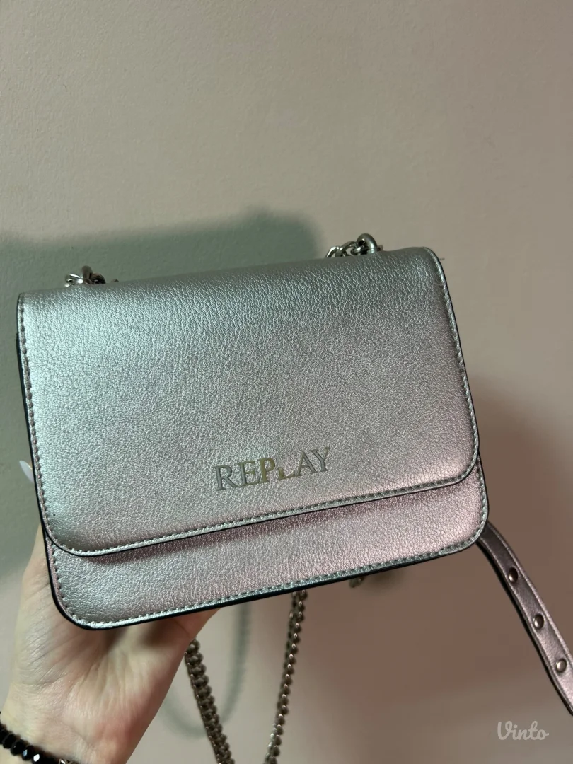 Replay srebrna torbica