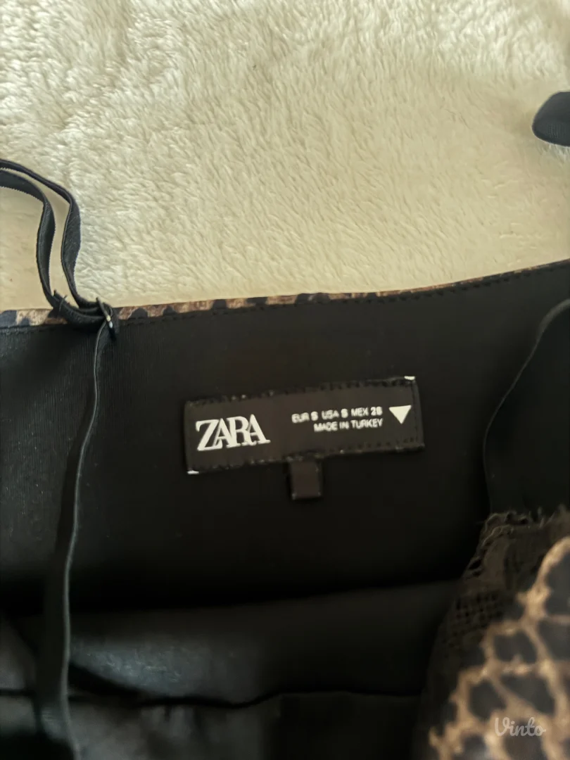 Zara leopard top (S)
