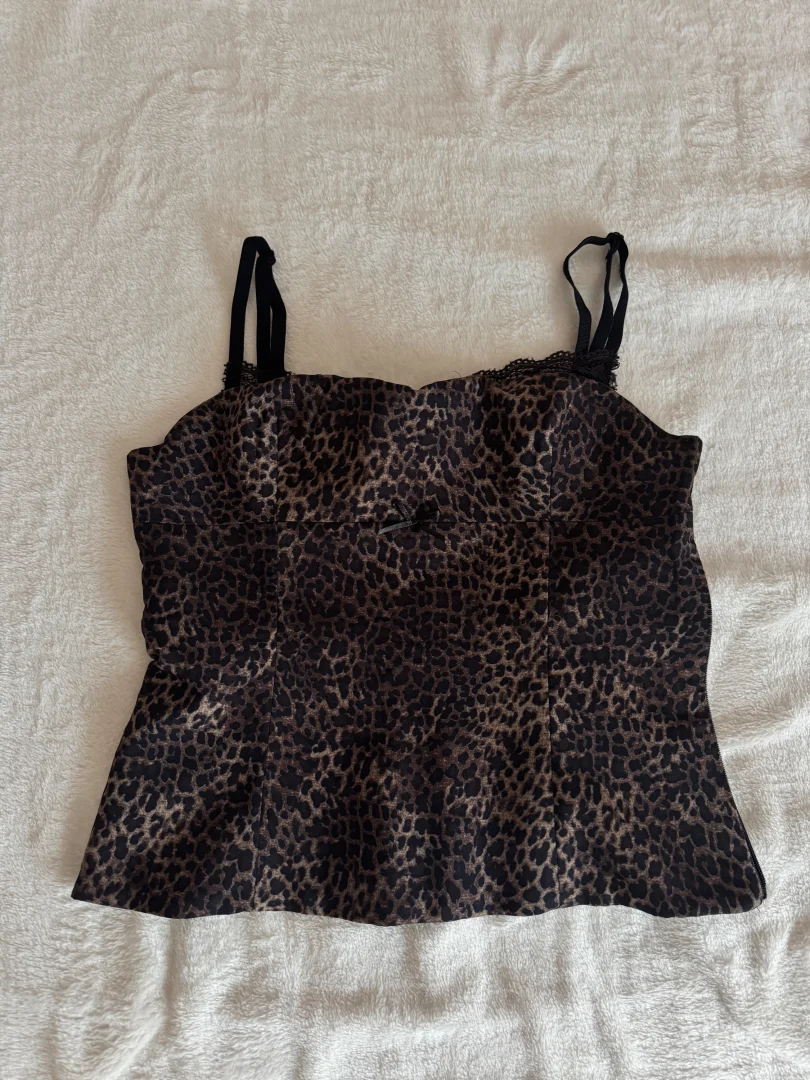 Zara leopard top (S)