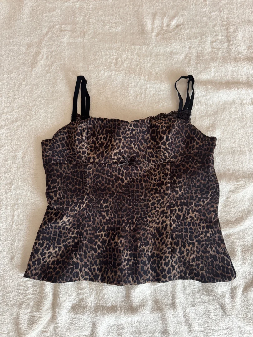 Zara leopard top (S)