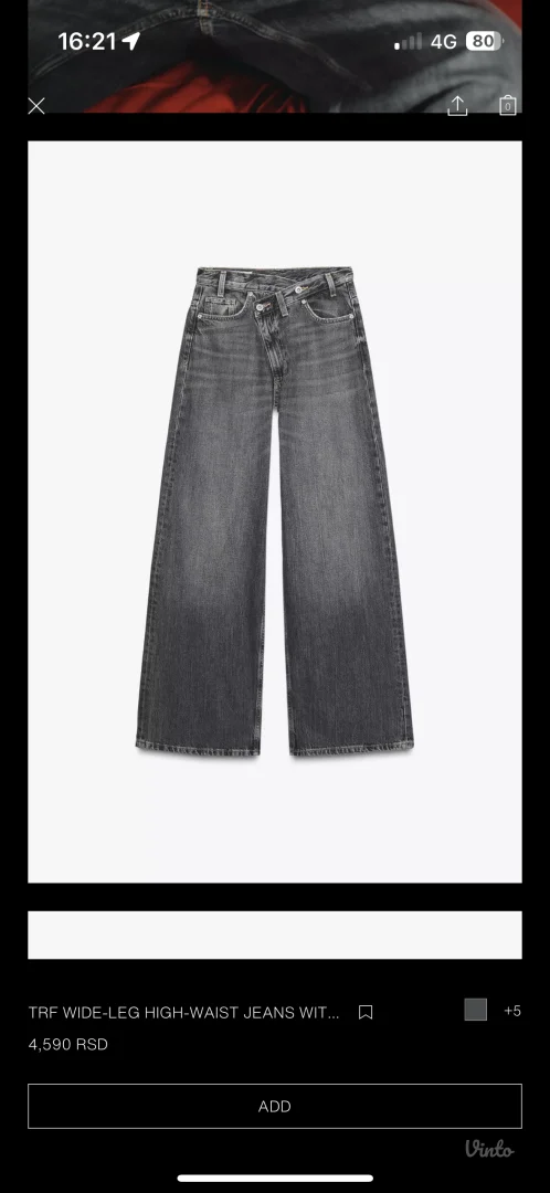 Zara - viralne farmerke sa asimetricnim kopcanjem