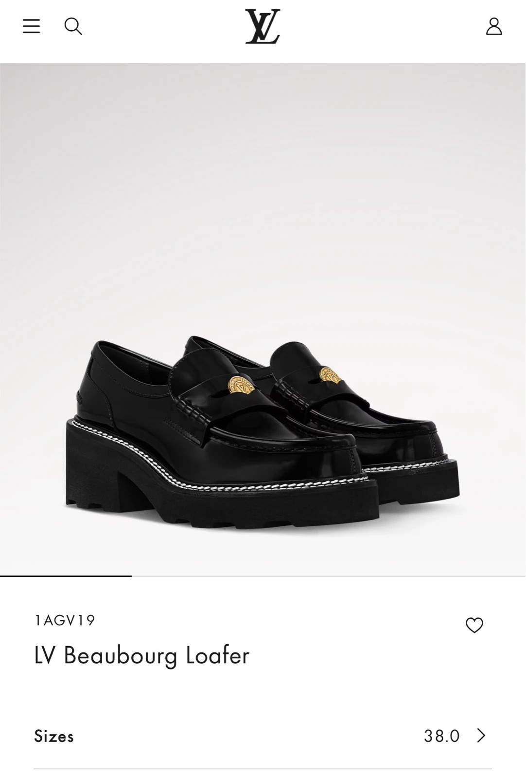 LV Beaubourg Loafer