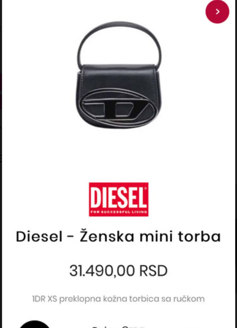 Original dizel mini torbica