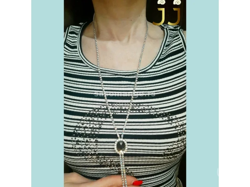 Ogrlica cirkoni kristal