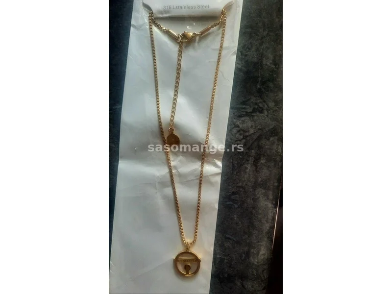 Ogrlica nerdjajuci celik