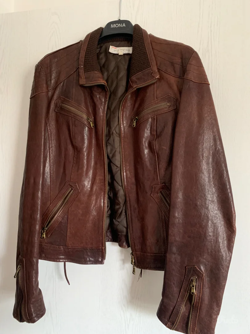 Ženska kožna jakna