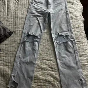 High waisted wide leg farmerice pocepane