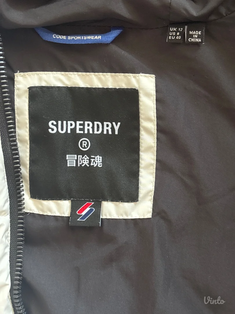 Superdry-bela ženska jakna