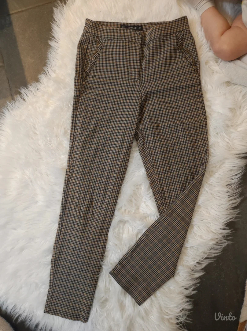 ZARA BASIC pepito pantalone elastin XS