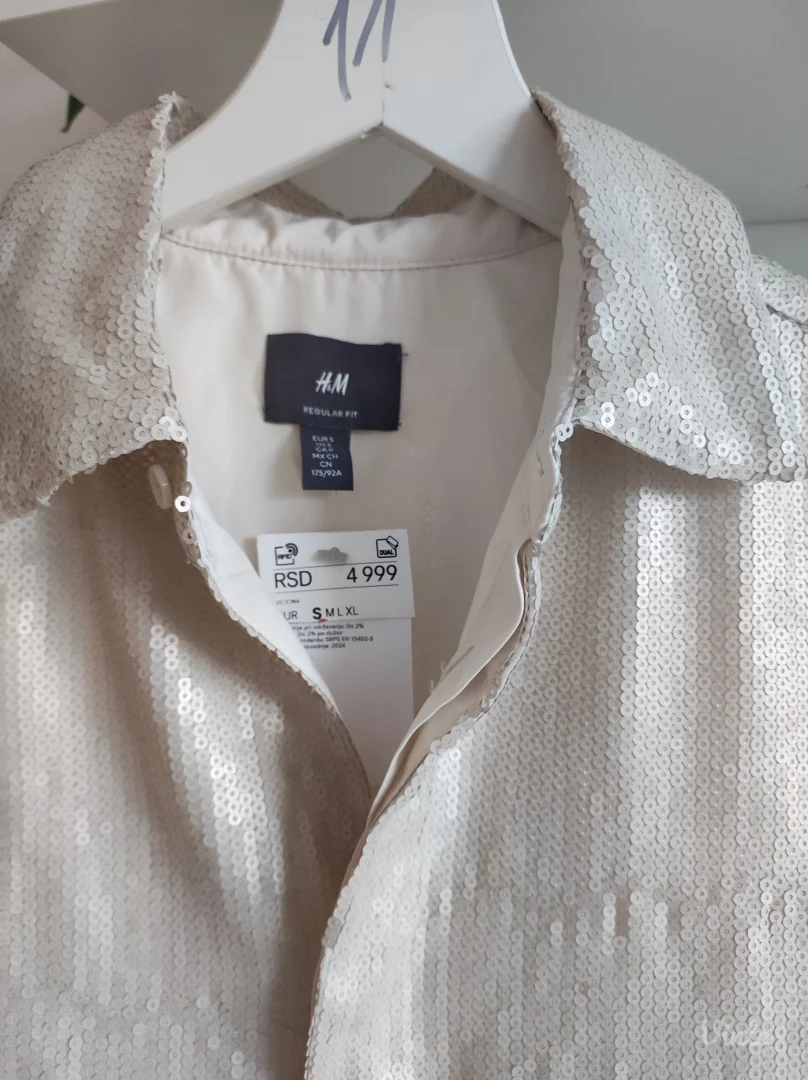 H&M cela sljokicava kosulja NOVO