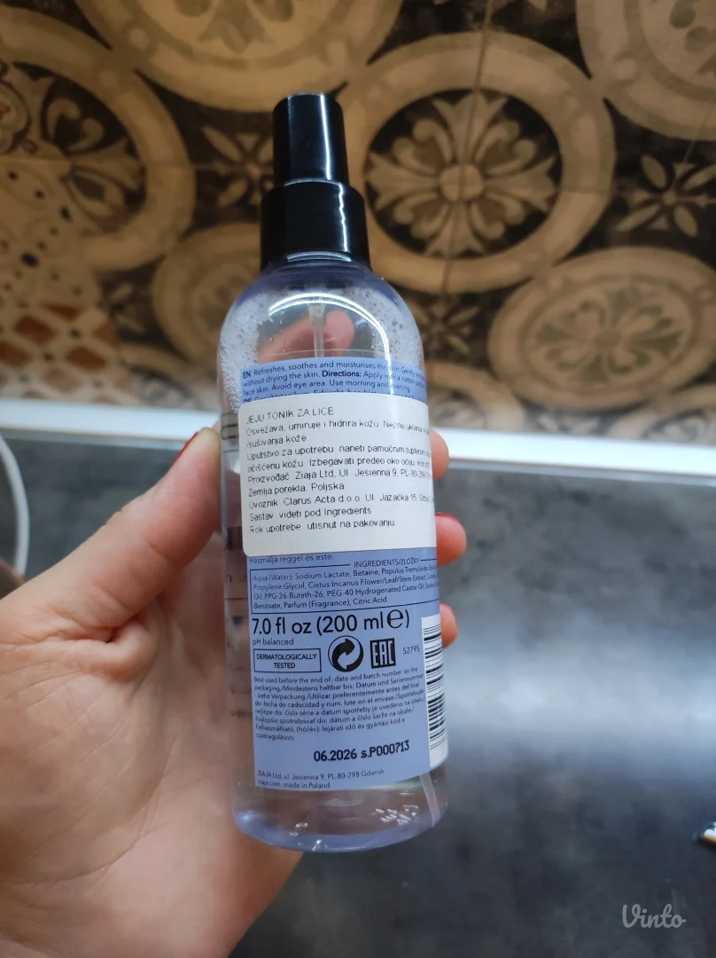 Ziaja toner 200 ml NOVO