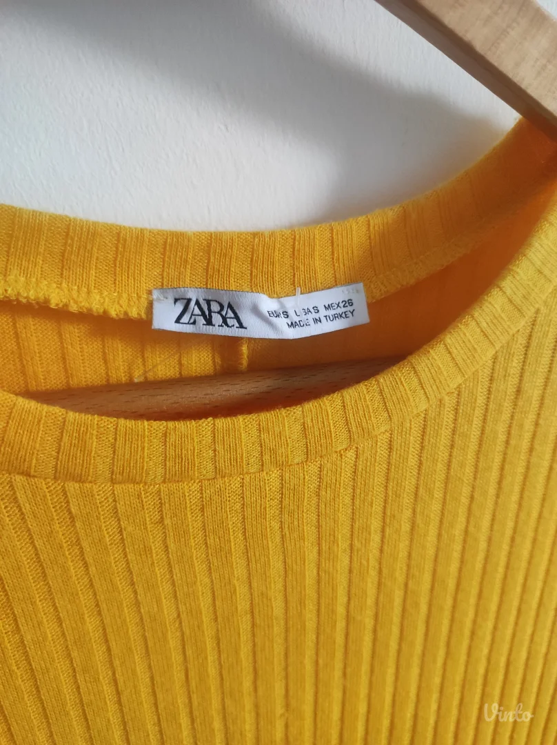 ZARA strukirana haljina NOVO S