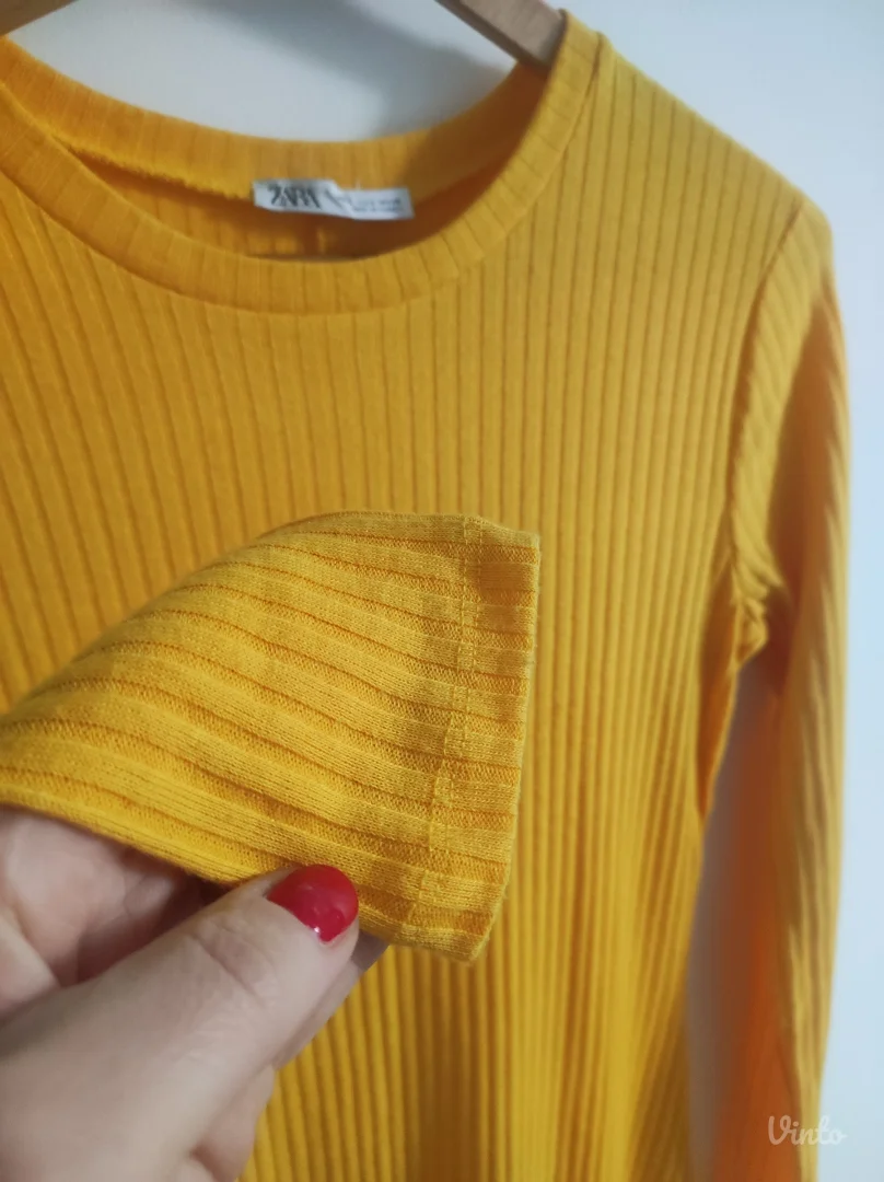 ZARA strukirana haljina NOVO S