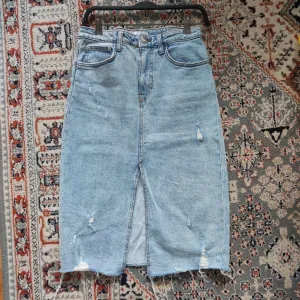 teksas suknja sa slicem napred NOVO S/M