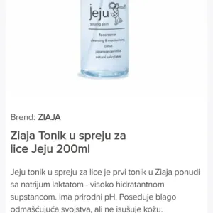 Ziaja toner 200 ml NOVO