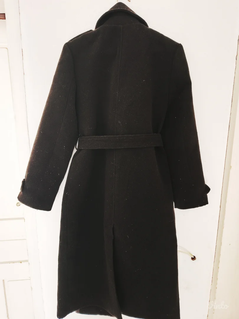 Amisu crni ženski kaput