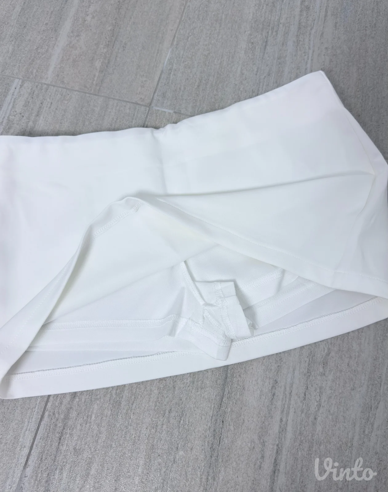 Shein bela i crna prugasta mini suknja (komplet 2 komada)