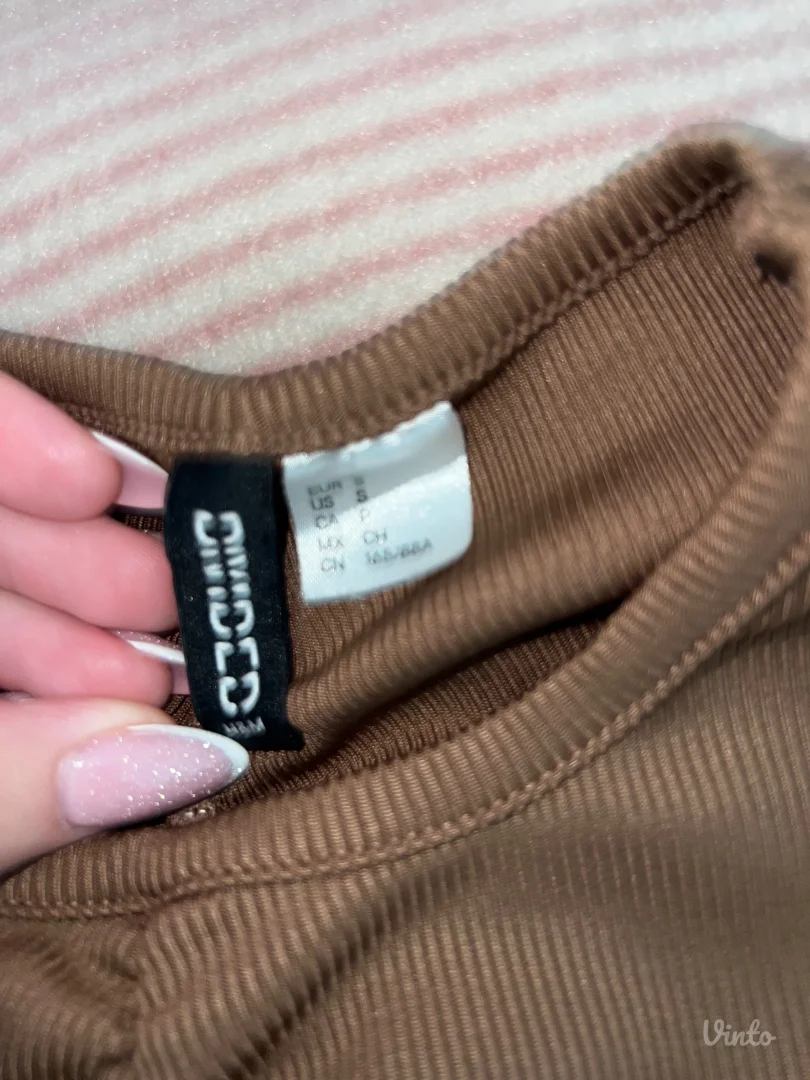 H&M braon ženska haljina