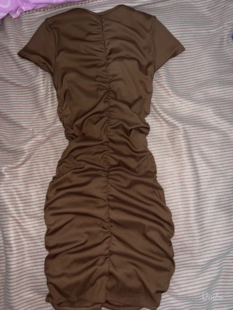 H&M braon ženska haljina