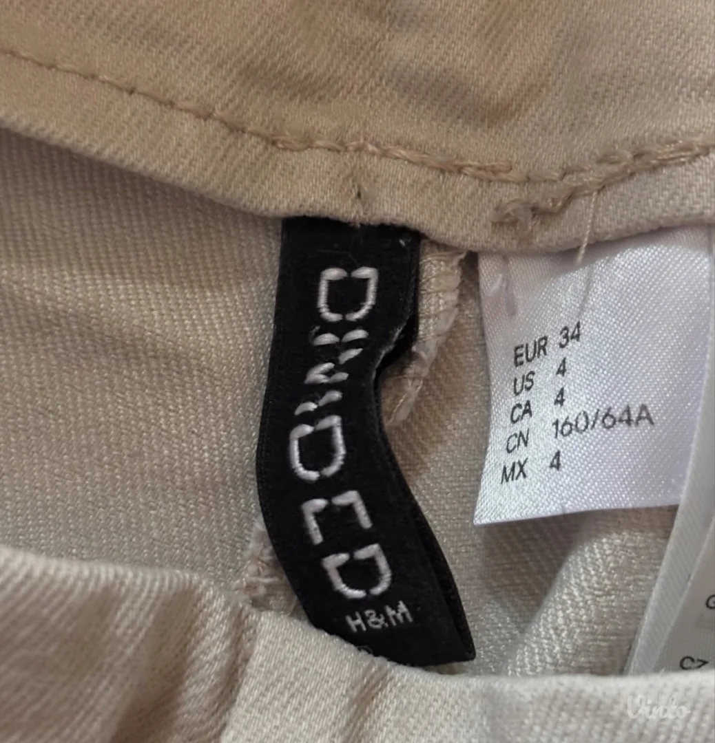 H&M bež pantalone