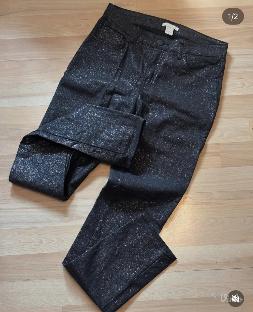 H&M - svetlucave pantalone