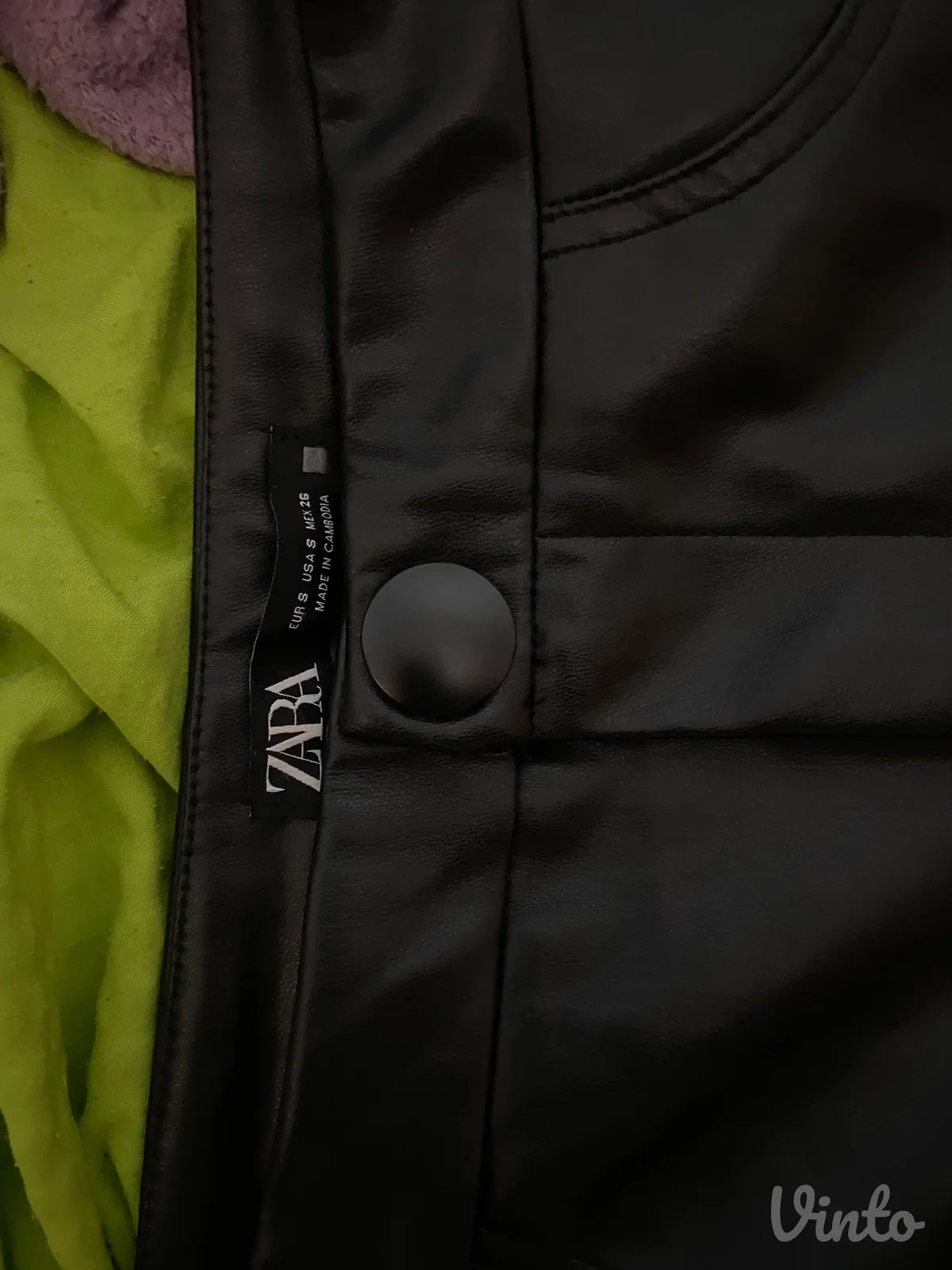 Zara-Kožna pantalone