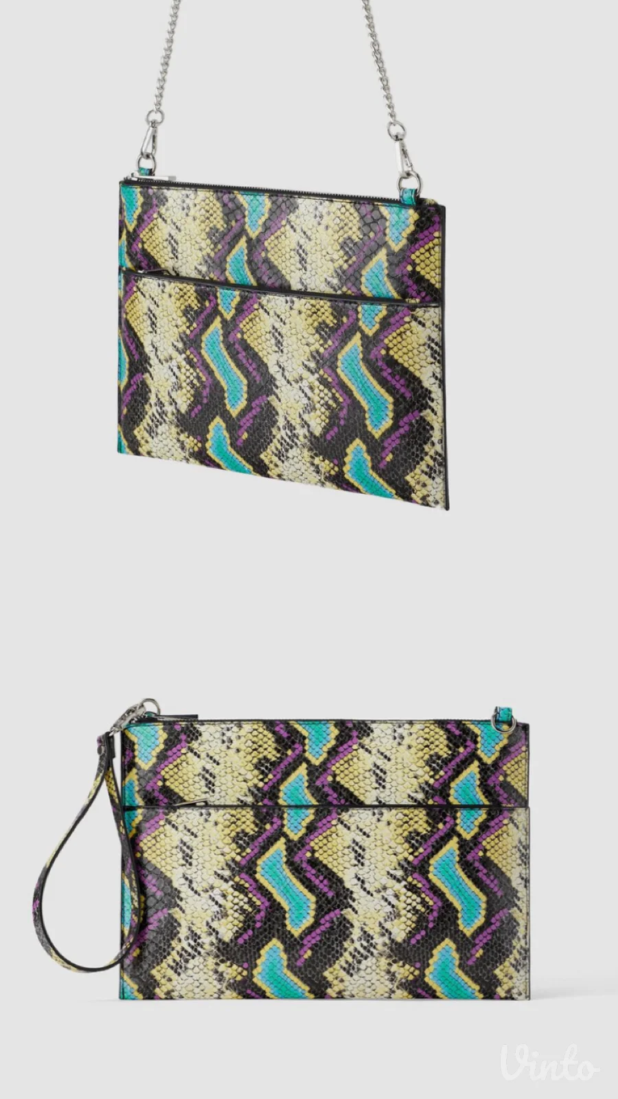 Zara torba sa snake printom – nova, nenošena