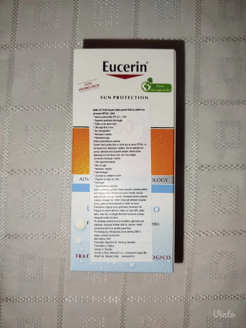 Eucerin - Sun protection: Hydro protect *NOVO*